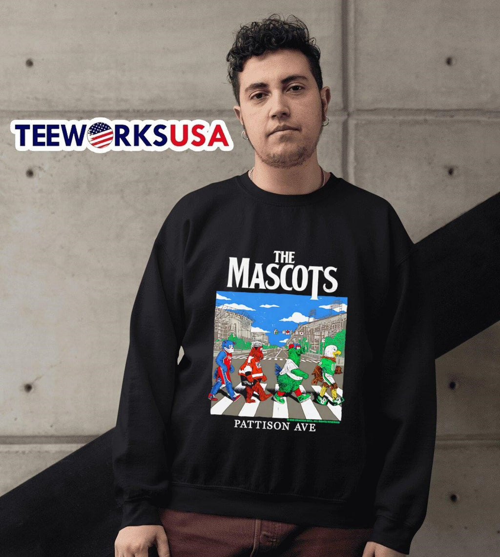 The Mascots Pattison Ave - Adult & Kids T-Shirts, Sweatshirts & Hoodies apparel design preview 6