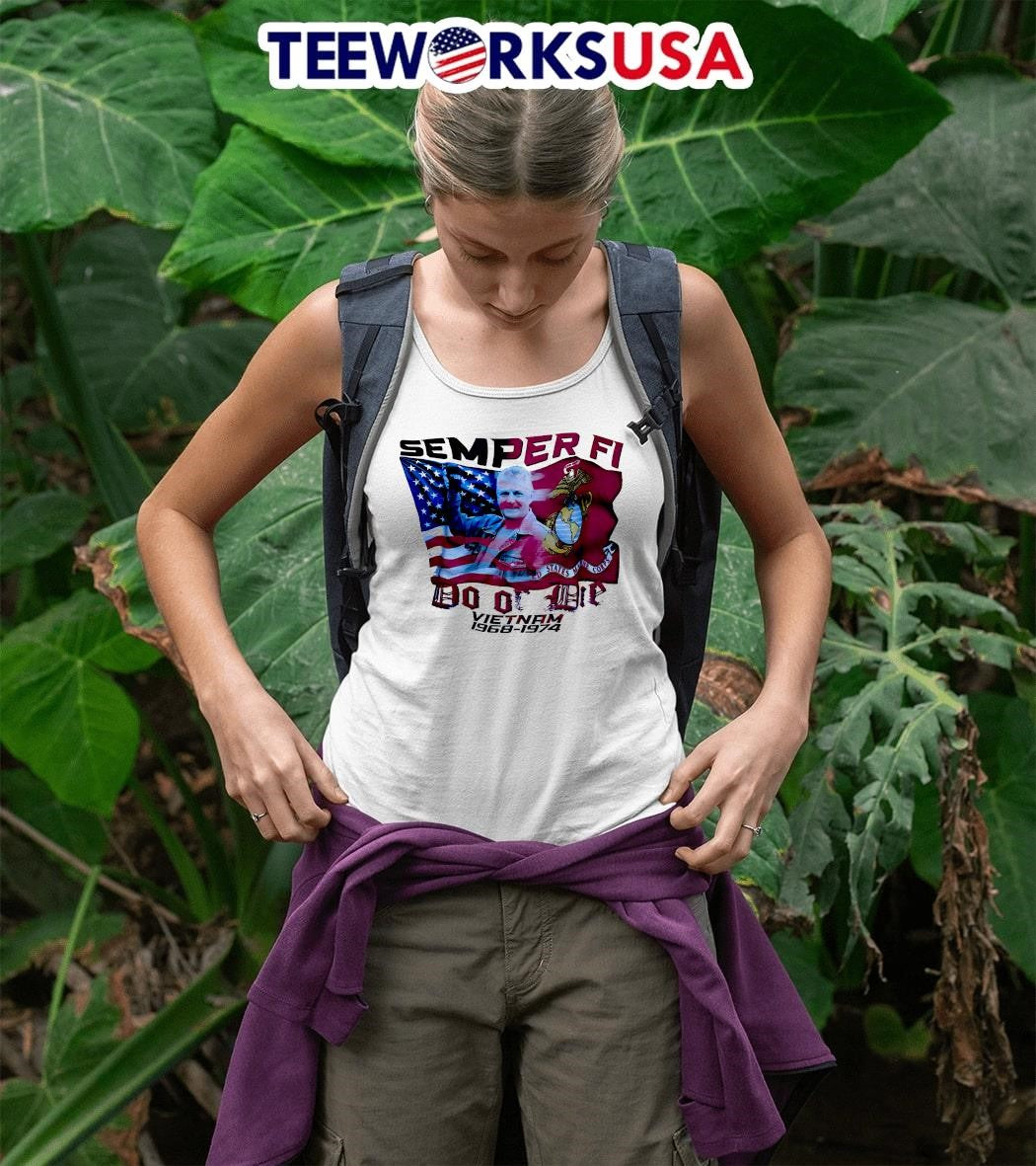 Semper Fi Do Off Die Viet Nam 1968-1974 - Adult & Kids T-Shirts, Sweatshirts & Hoodies apparel design preview 5