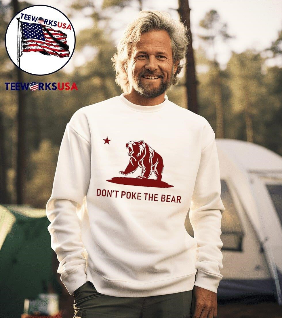Don't Poke the Bear California - Adult & Kids T-Shirts, Sweatshirts & Hoodies apparel design preview 3