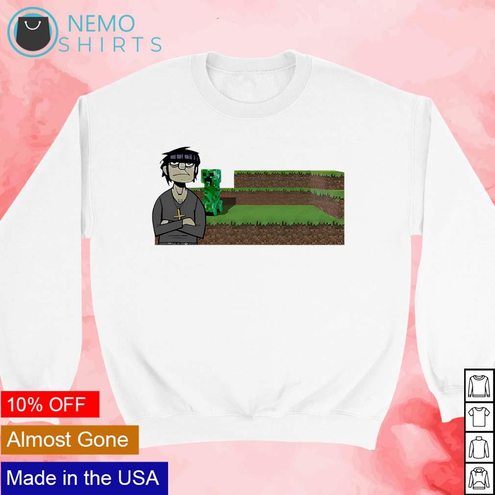 Minecraft creeper murdoc niccals - Adult & Kids T-Shirts, Sweatshirts & Hoodies apparel design preview 3
