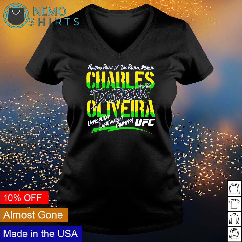 Fighting pride of Sao Paulo Brazil Charles Oliveira - Adult & Kids T-Shirts, Sweatshirts & Hoodies apparel design preview 5
