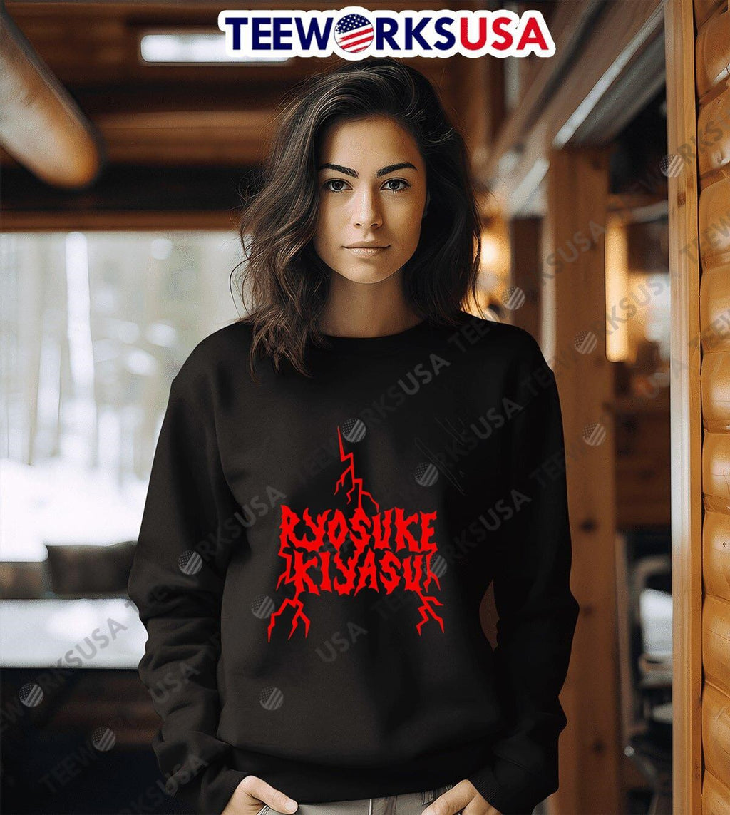 Ryosuke Kiyasu nightning design - Adult & Kids T-Shirts, Sweatshirts & Hoodies apparel design preview 6