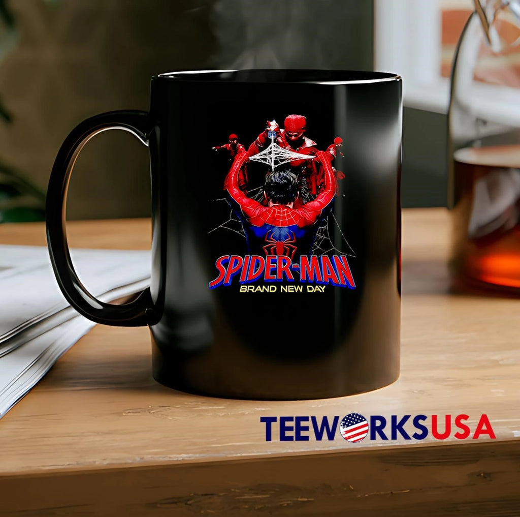 Spider-Man Facing The Hand Brand New Day - Adult & Kids T-Shirts, Sweatshirts & Hoodies apparel design preview 2