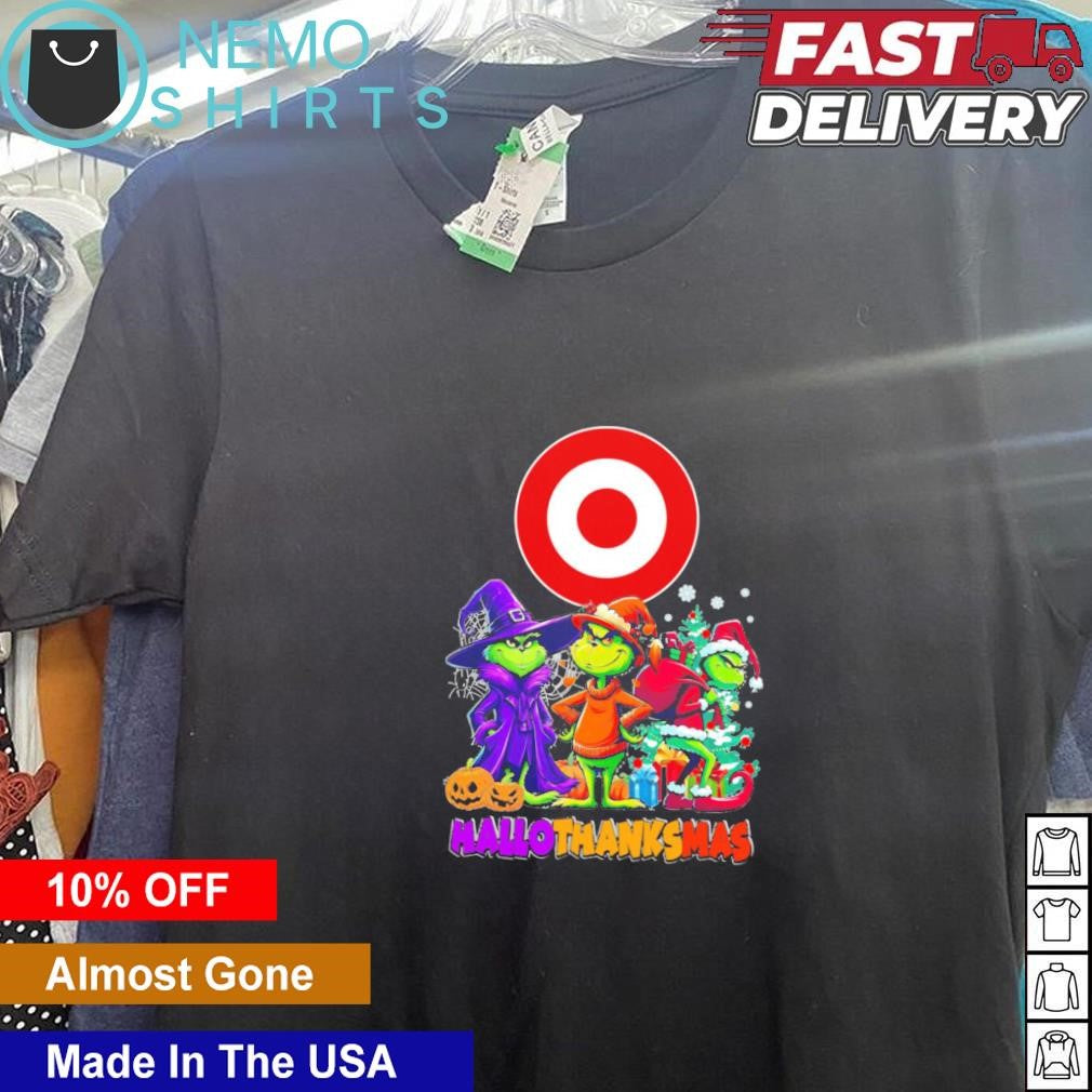 Target Corporation Grinch Hallothanksmas - Adult & Kids T-Shirts, Sweatshirts & Hoodies apparel design preview 5