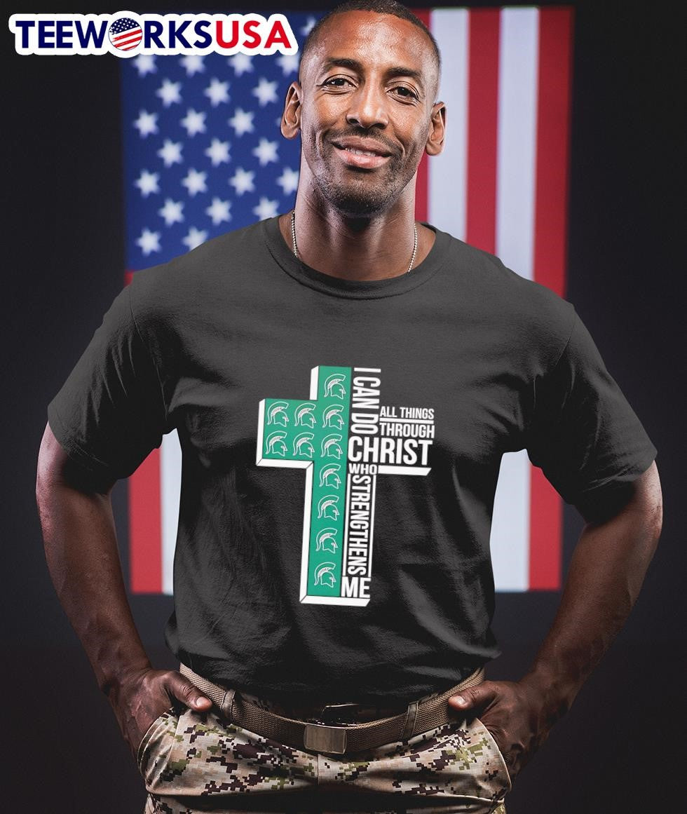 Michigan State Spartans basketball I can do all - Adult & Kids T-Shirts, Sweatshirts & Hoodies apparel design preview 1