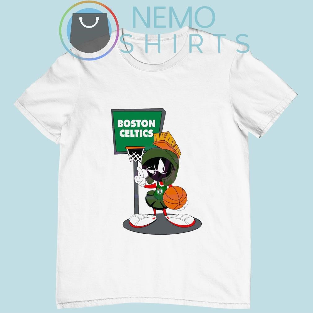 Boston Celtics Looney Tunes Marvin - Adult & Kids T-Shirts, Sweatshirts & Hoodies apparel design preview 4