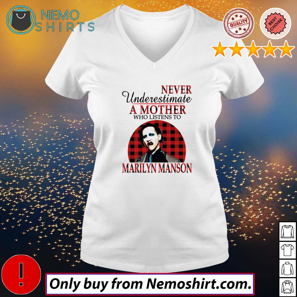 Never underestimate a mother who listens to Marilyn - Adult & Kids T-Shirts, Sweatshirts & Hoodies apparel design preview 5