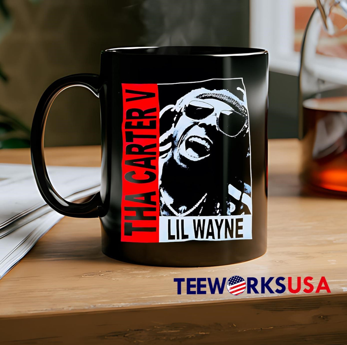 Lil Wayne Tha Carter V retro - Adult & Kids T-Shirts, Sweatshirts & Hoodies apparel design preview 2