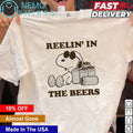 Reelin' in the beers Snoopy - Adult & Kids T-Shirts, Sweatshirts & Hoodies apparel design preview 1