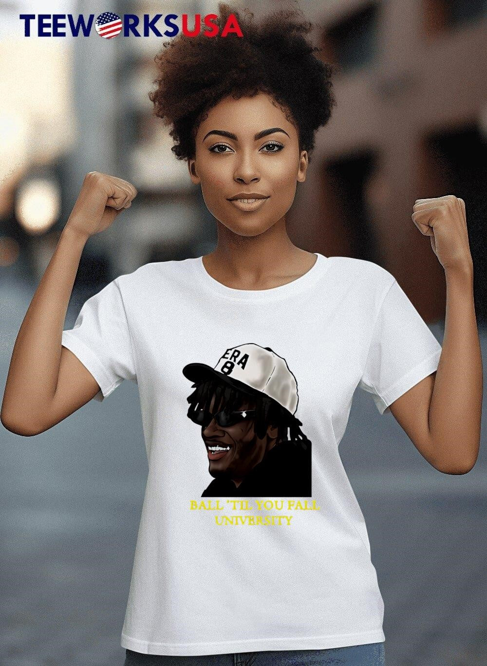 Lamar Jackson Ball 'Til You Fall University - Adult & Kids T-Shirts, Sweatshirts & Hoodies apparel design preview 8