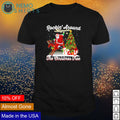 Santa claus riding Rockin' around the Christmas tree - Adult & Kids T-Shirts, Sweatshirts & Hoodies apparel design preview 1
