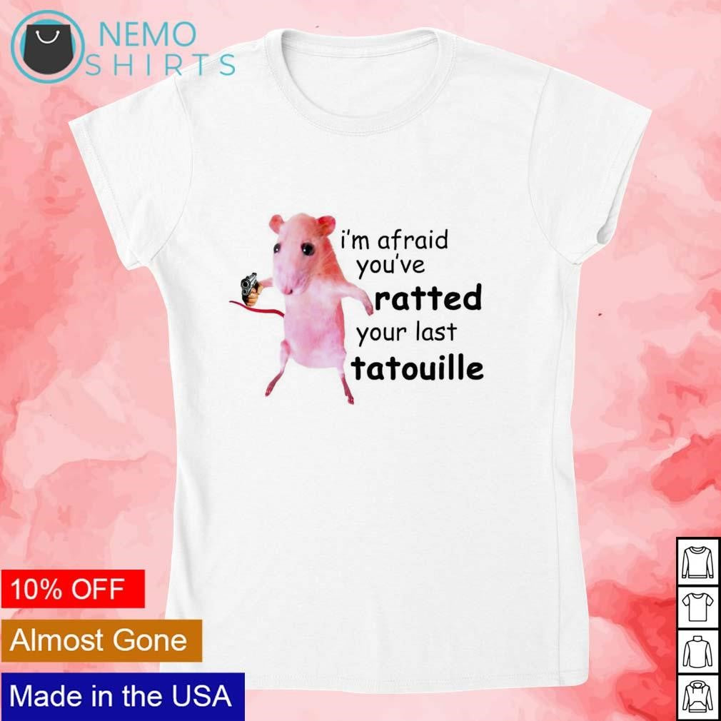I'm afraid you've ratted your last tatouille pink rat - Adult & Kids T-Shirts, Sweatshirts & Hoodies apparel design preview 4