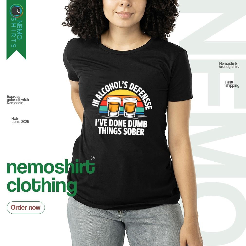In alcohol's defense i've done dumb things sober beer - Adult & Kids T-Shirts, Sweatshirts & Hoodies apparel design preview 3