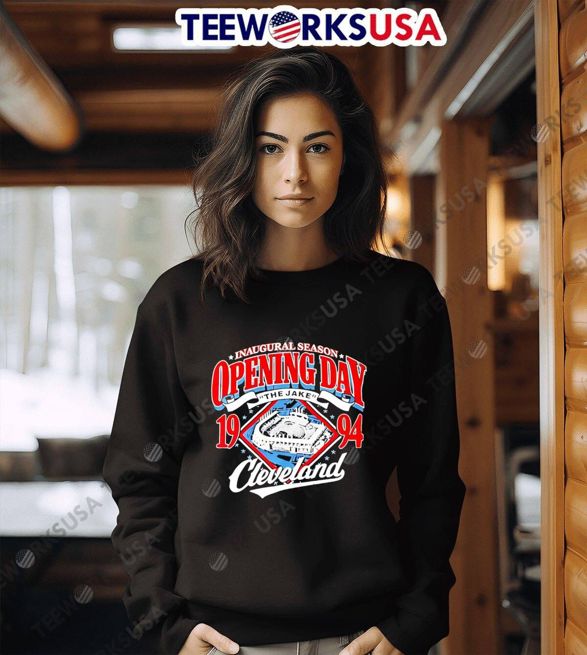 Inaugural Season Opening Day The Jake 1994 Cleveland - Adult & Kids T-Shirts, Sweatshirts & Hoodies apparel design preview 6