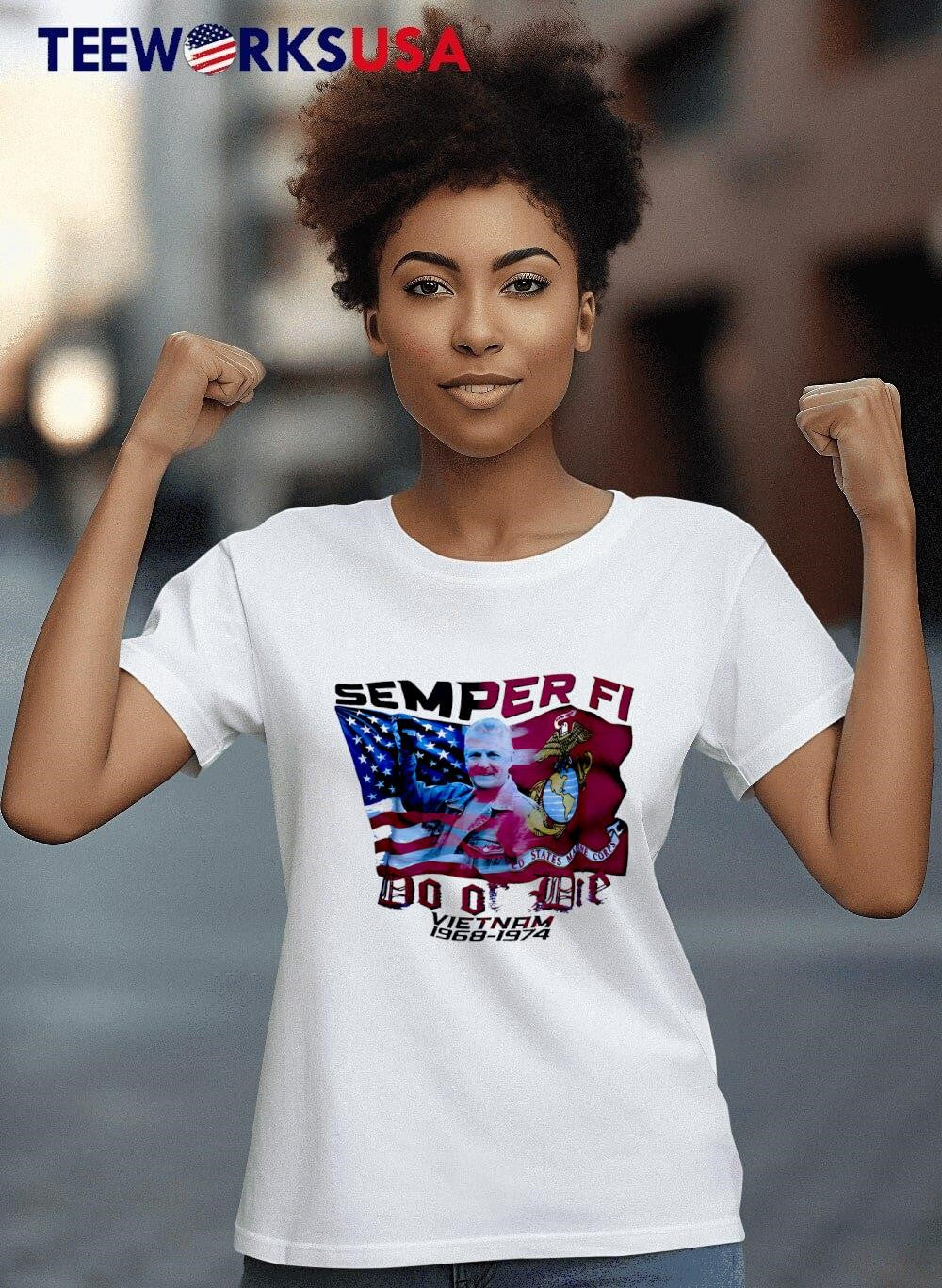 Semper Fi Do Off Die Viet Nam 1968-1974 - Adult & Kids T-Shirts, Sweatshirts & Hoodies apparel design preview 8