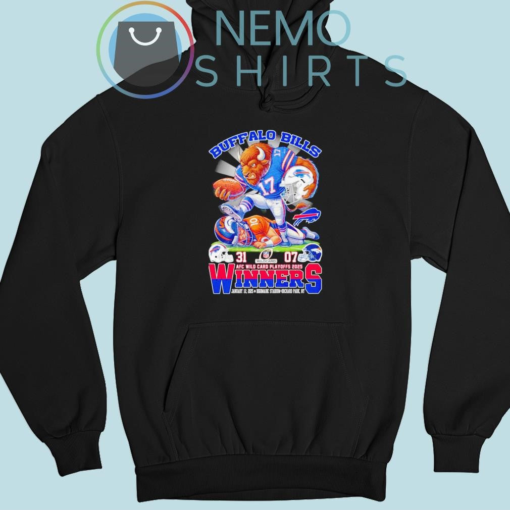 Buffalo Bills defeat Denver Broncos score 31 007 AFC - Adult & Kids T-Shirts, Sweatshirts & Hoodies apparel design preview 2