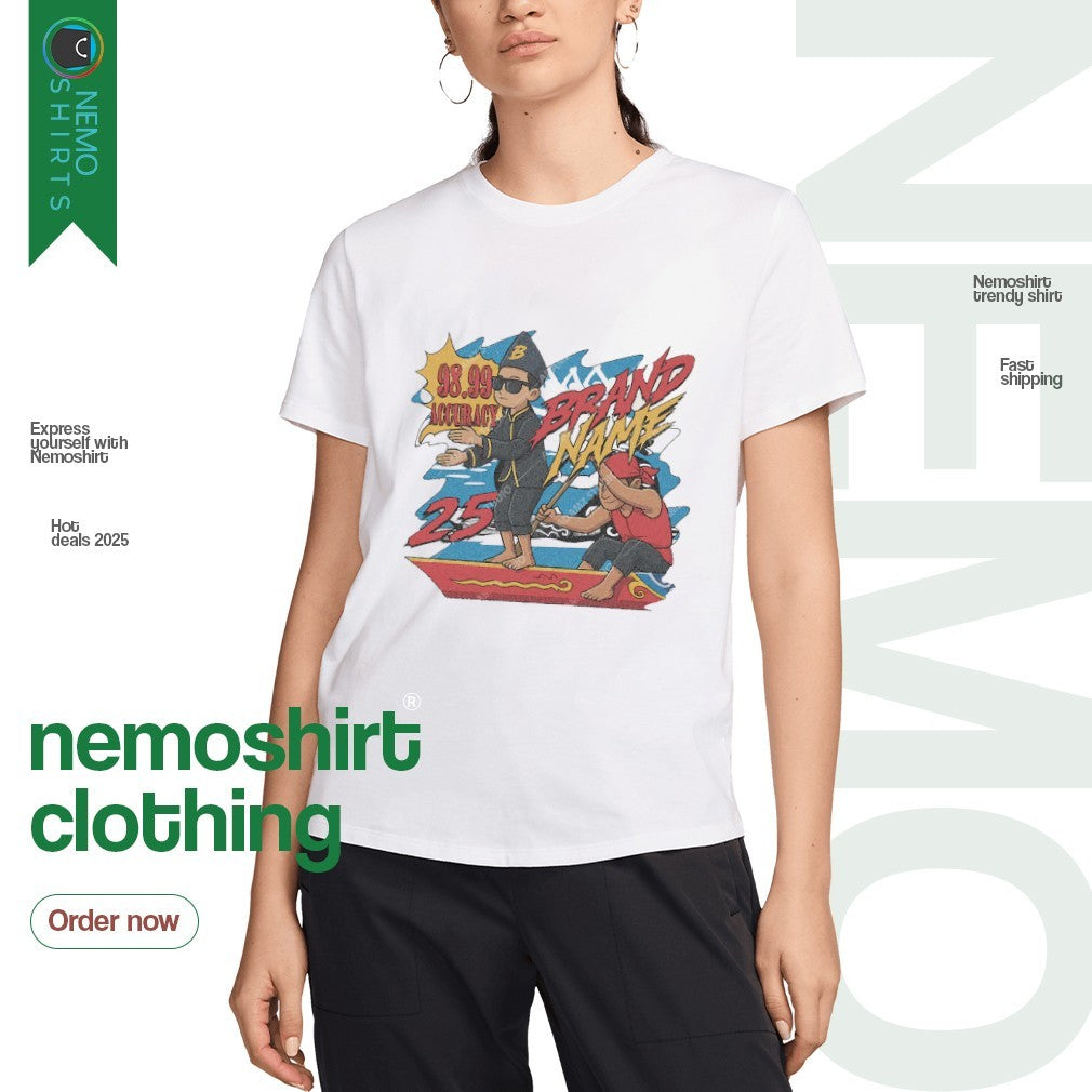 Aura Farming dragon boat racing cartoon - Adult & Kids T-Shirts, Sweatshirts & Hoodies apparel design preview 3