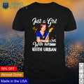 Just a girl in love with her Keith Urban - Adult & Kids T-Shirts, Sweatshirts & Hoodies apparel design preview 1