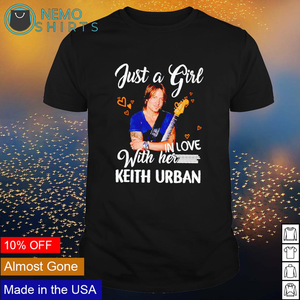 Just a girl in love with her Keith Urban - Adult & Kids T-Shirts, Sweatshirts & Hoodies apparel design preview 1