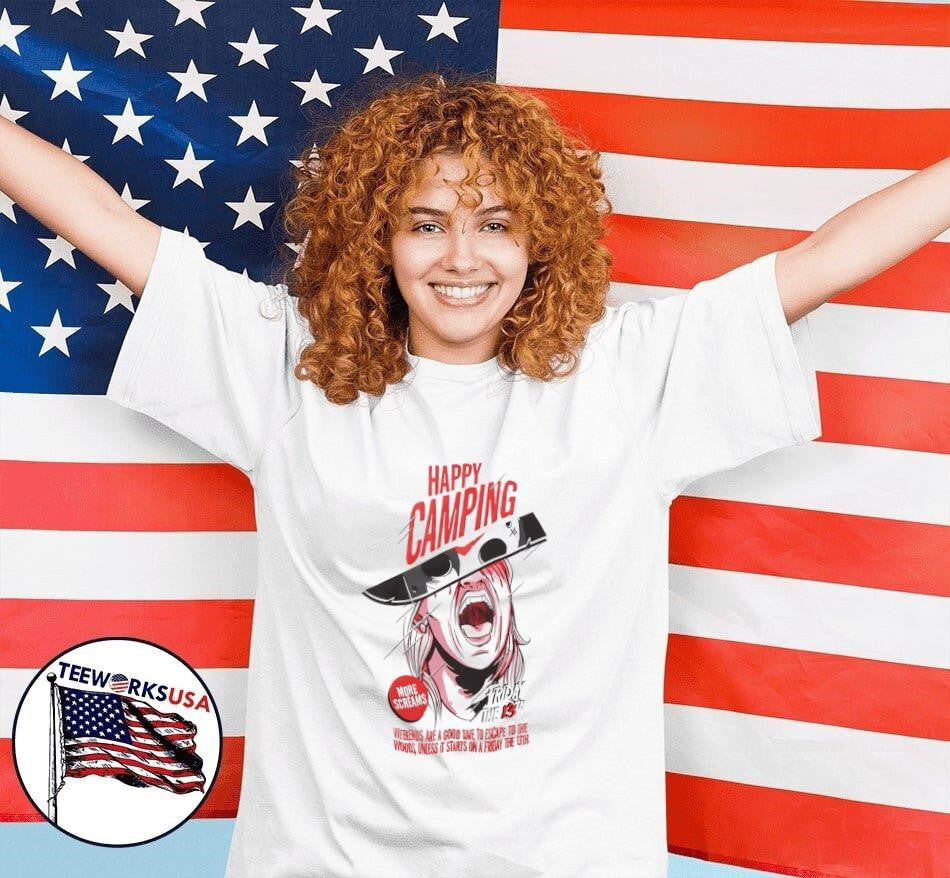 Friday The 13th Happy Camping - Adult & Kids T-Shirts, Sweatshirts & Hoodies apparel design preview 7