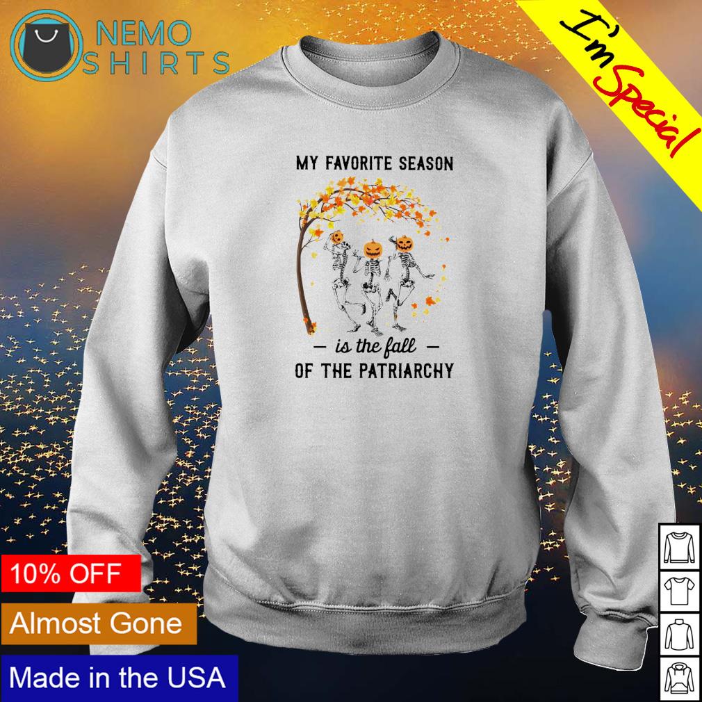Skeleton autumn my favorite season is the fall - Adult & Kids T-Shirts, Sweatshirts & Hoodies apparel design preview 4