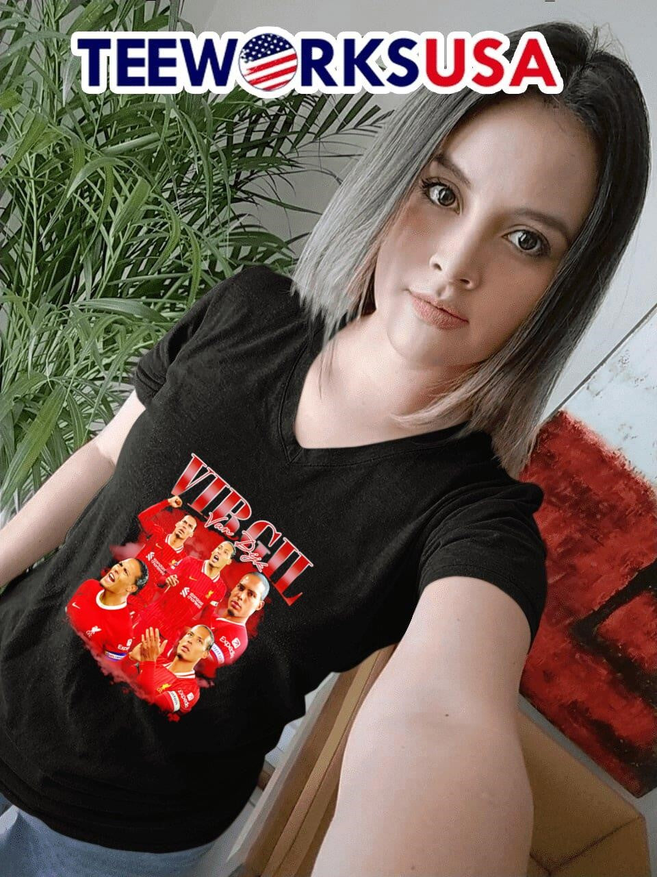 Virgil Van Dijk bootleg - Adult & Kids T-Shirts, Sweatshirts & Hoodies apparel design preview 7