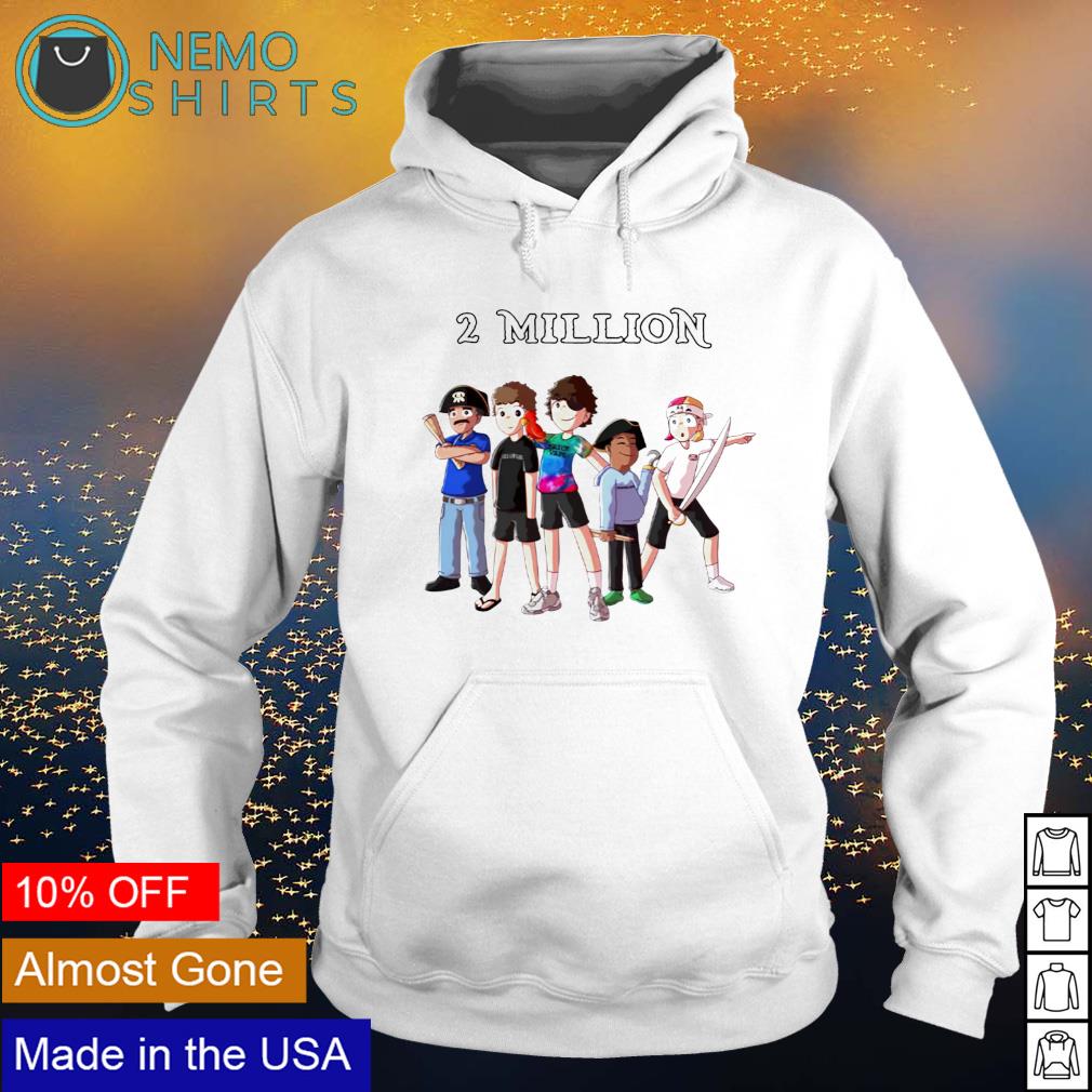Baylen Levine 2 million subscribers - Adult & Kids T-Shirts, Sweatshirts & Hoodies apparel design preview 2