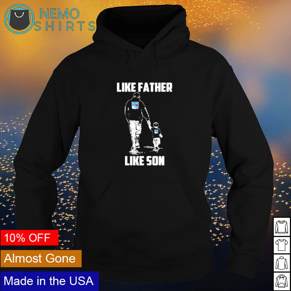 New York Rangers like father son - Adult & Kids T-Shirts, Sweatshirts & Hoodies apparel design preview 2