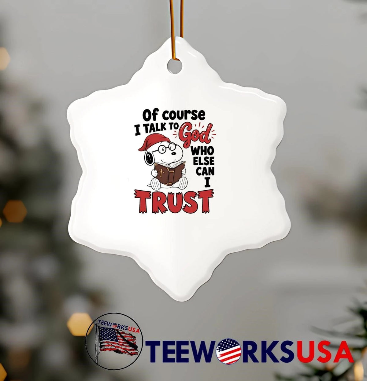 Snoopy Reading Bible Of Course I Talk To God Who Else - Adult & Kids T-Shirts, Sweatshirts & Hoodies apparel design preview 5