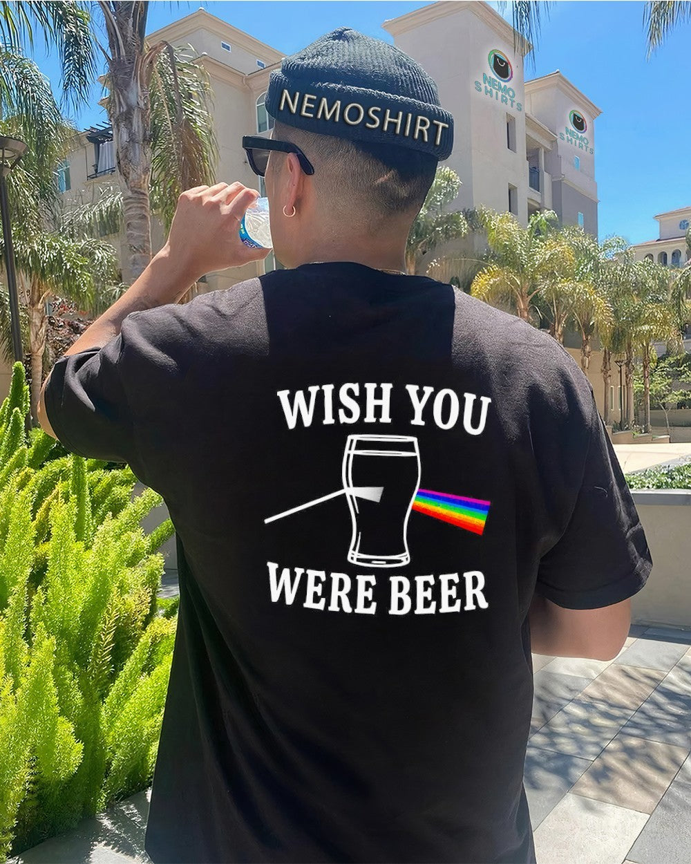 Wish you were beer - Adult & Kids T-Shirts, Sweatshirts & Hoodies apparel design preview 4