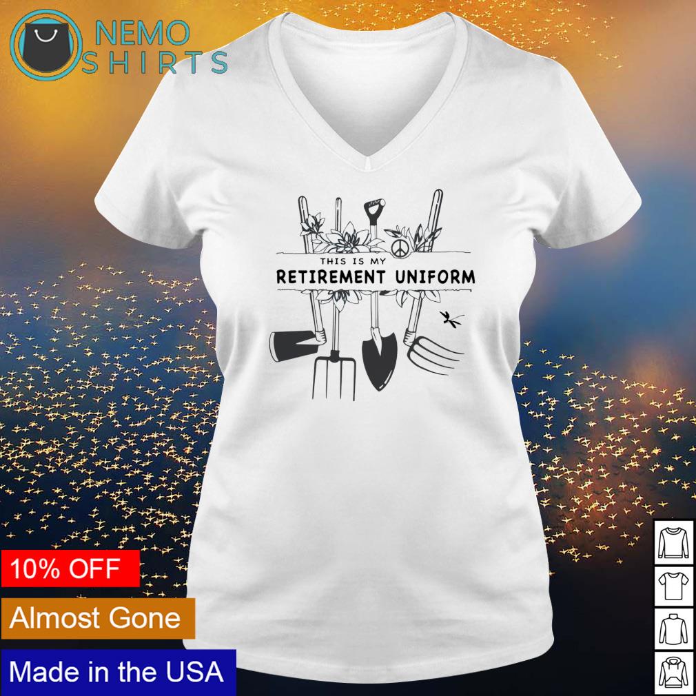 Gardening this is my retirement uniform - Adult & Kids T-Shirts, Sweatshirts & Hoodies apparel design preview 5