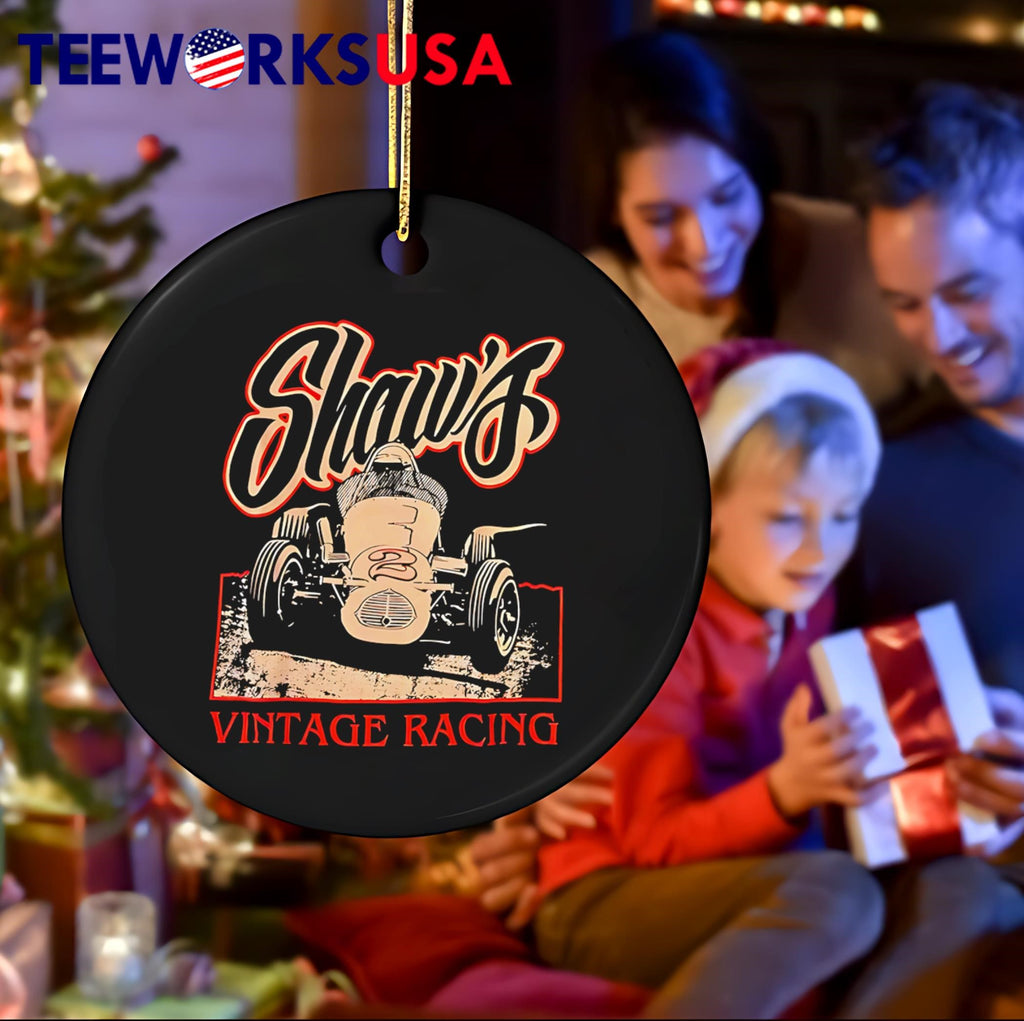 Shaw's Vintage Racing car 2 - Adult & Kids T-Shirts, Sweatshirts & Hoodies apparel design preview 4