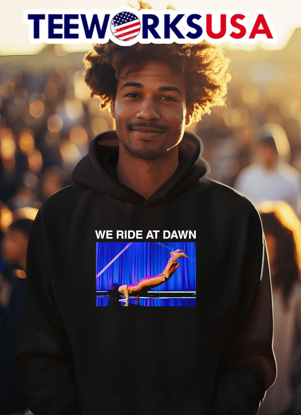 The Worm we ride at dawn - Adult & Kids T-Shirts, Sweatshirts & Hoodies apparel design preview 2