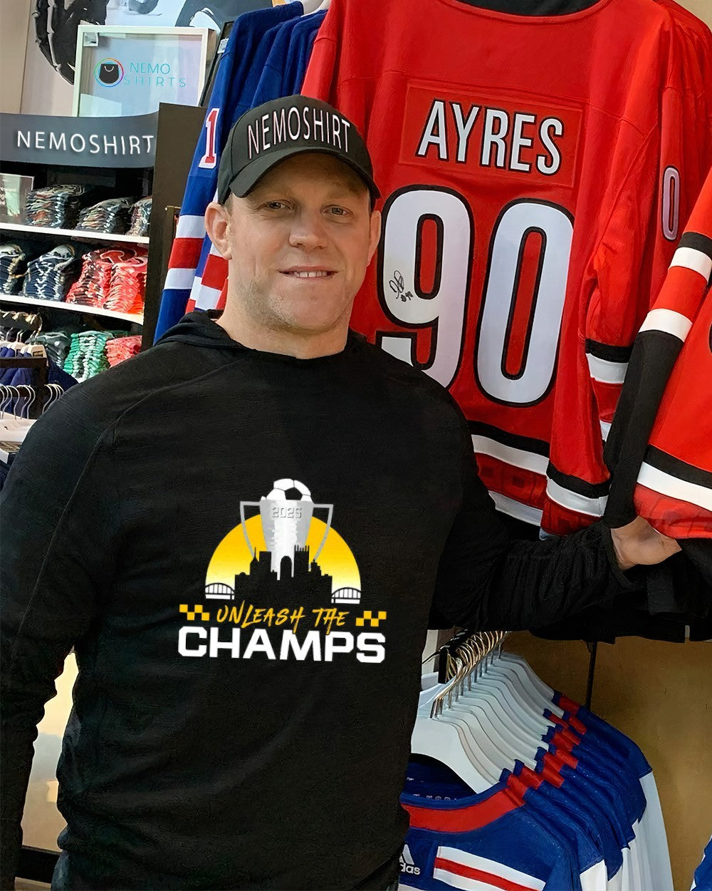 Unleash the champs 2025 trophy - Adult & Kids T-Shirts, Sweatshirts & Hoodies apparel design preview 2