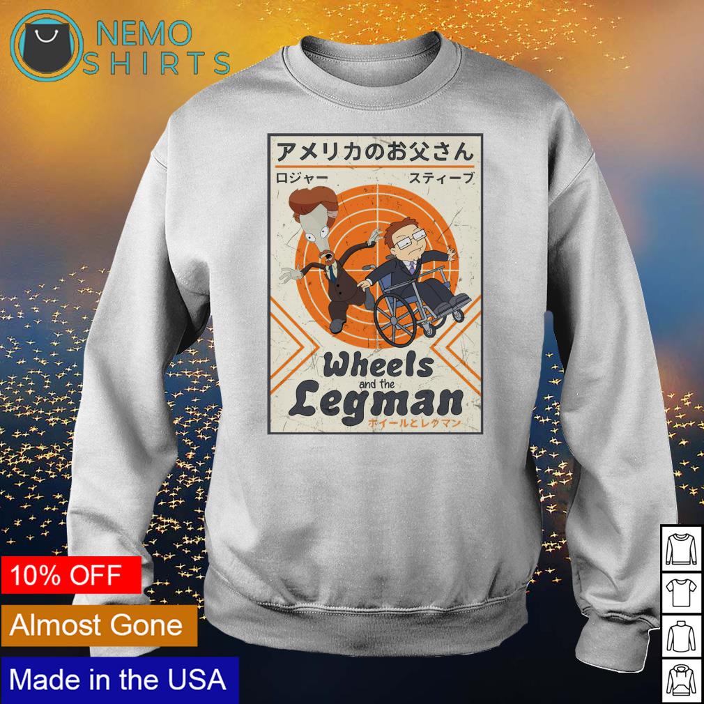 Wheels and the legman - Adult & Kids T-Shirts, Sweatshirts & Hoodies apparel design preview 4