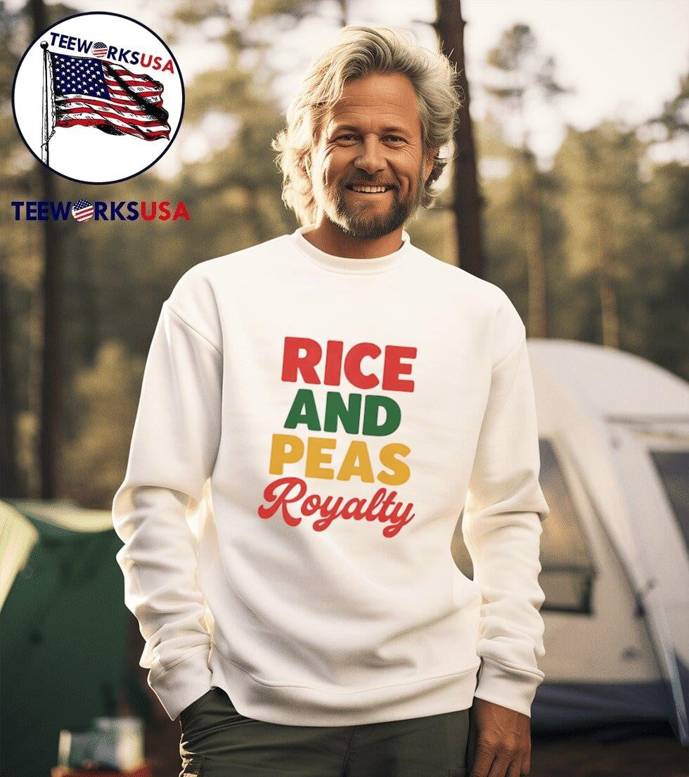 Rice and Peas Royalty - Adult & Kids T-Shirts, Sweatshirts & Hoodies apparel design preview 3