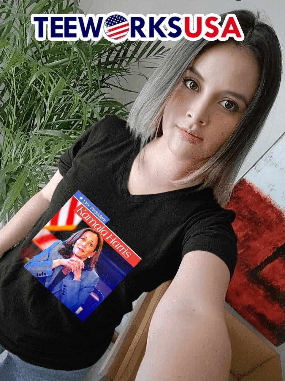 Kamala Harris vice president - Adult & Kids T-Shirts, Sweatshirts & Hoodies apparel design preview 4