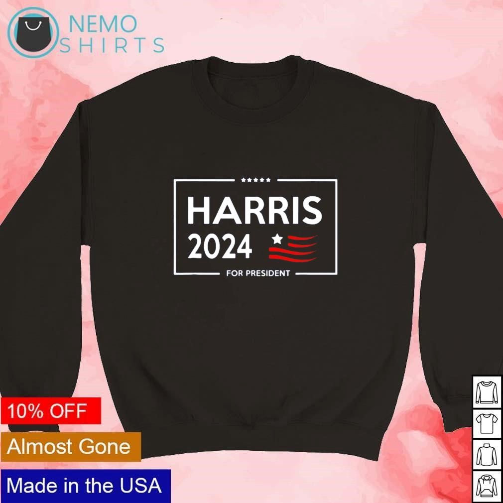 Kamala Harris 2024 for president campaign - Adult & Kids T-Shirts, Sweatshirts & Hoodies apparel design preview 3