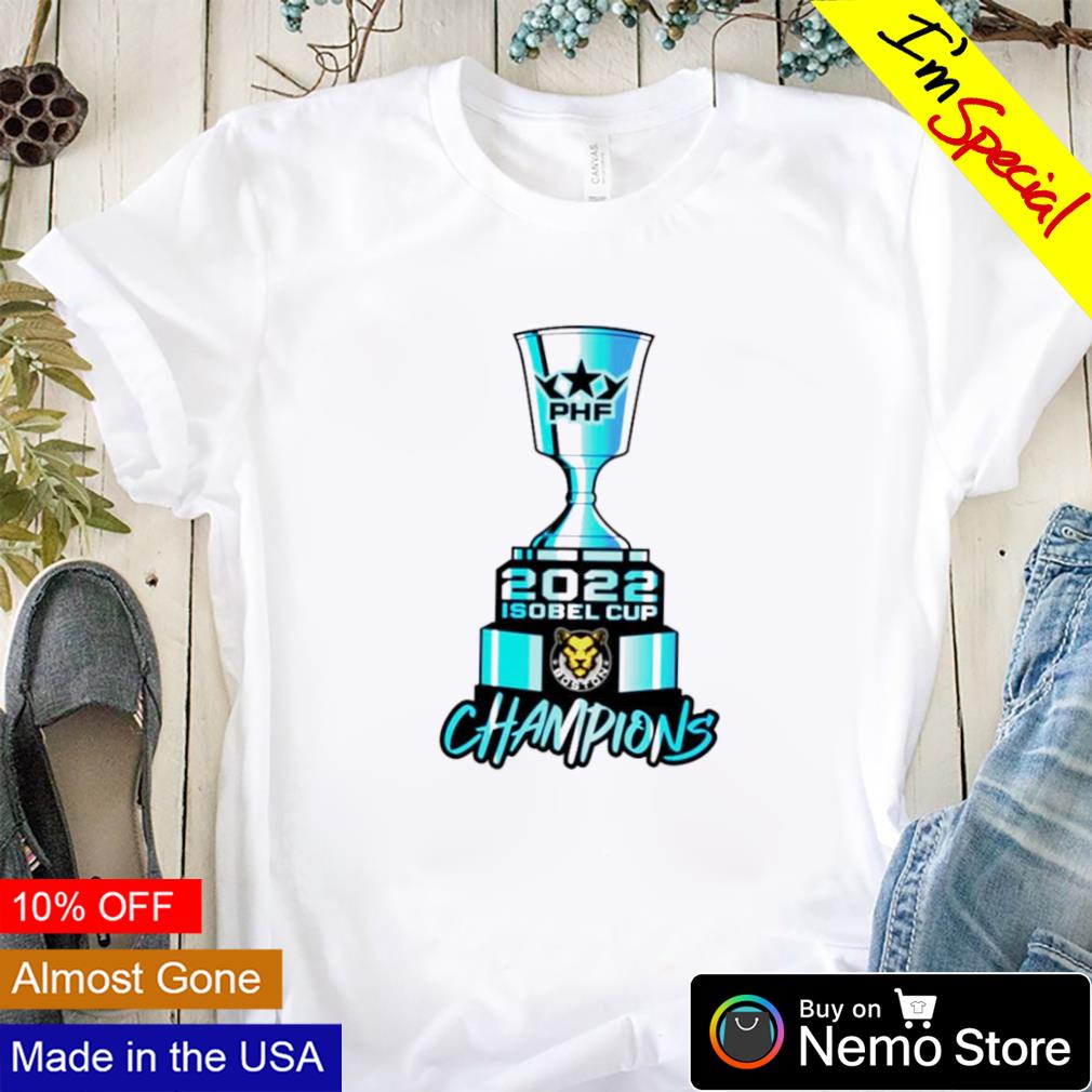 PHF 2022 Isobel Cup Champions - Adult & Kids T-Shirts, Sweatshirts & Hoodies apparel design preview 1