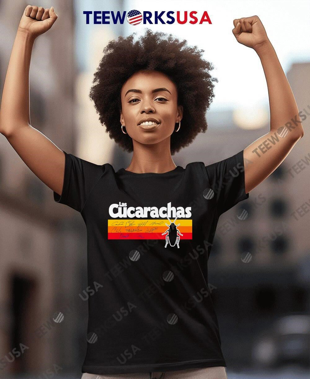 Las Cucarachas Cw Yy Fgmo Chlc Blatti Dfp Aurdl Coio - Adult & Kids T-Shirts, Sweatshirts & Hoodies apparel design preview 7