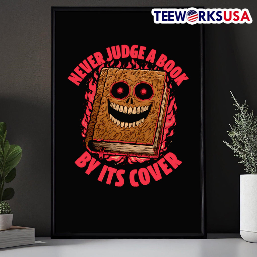 Never judge a book by its cover - Adult & Kids T-Shirts, Sweatshirts & Hoodies apparel design preview 5