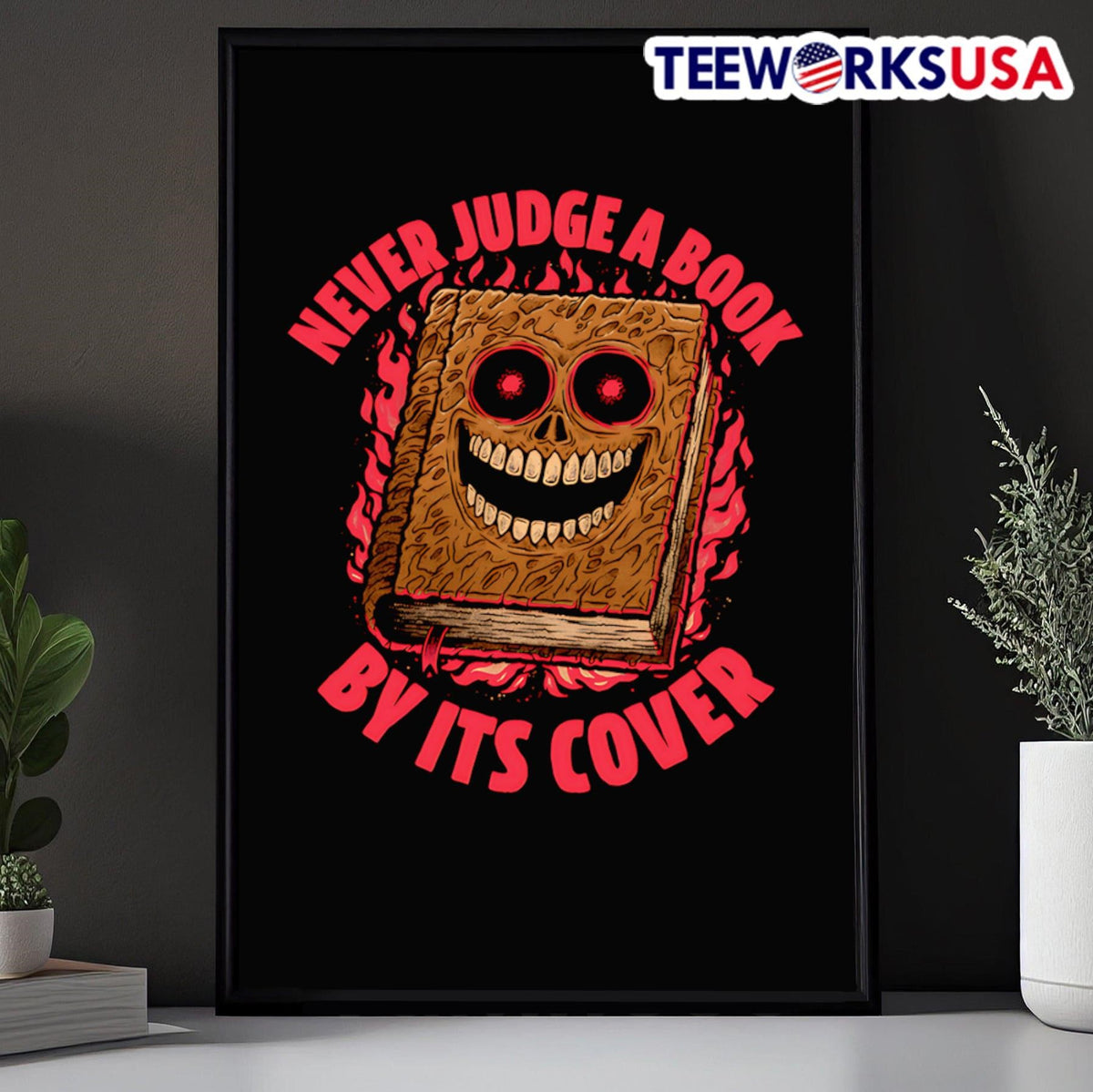 Never judge a book by its cover - Adult & Kids T-Shirts, Sweatshirts & Hoodies apparel design preview 5