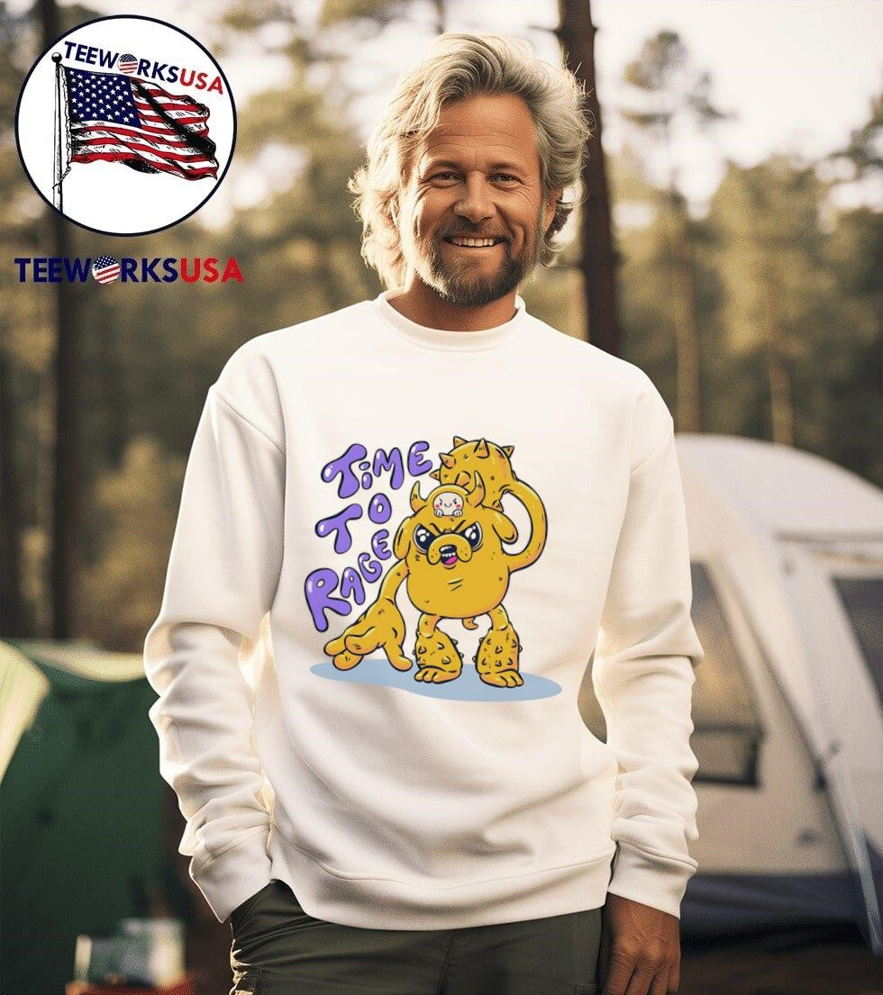 Adventure Time to rage - Adult & Kids T-Shirts, Sweatshirts & Hoodies apparel design preview 3