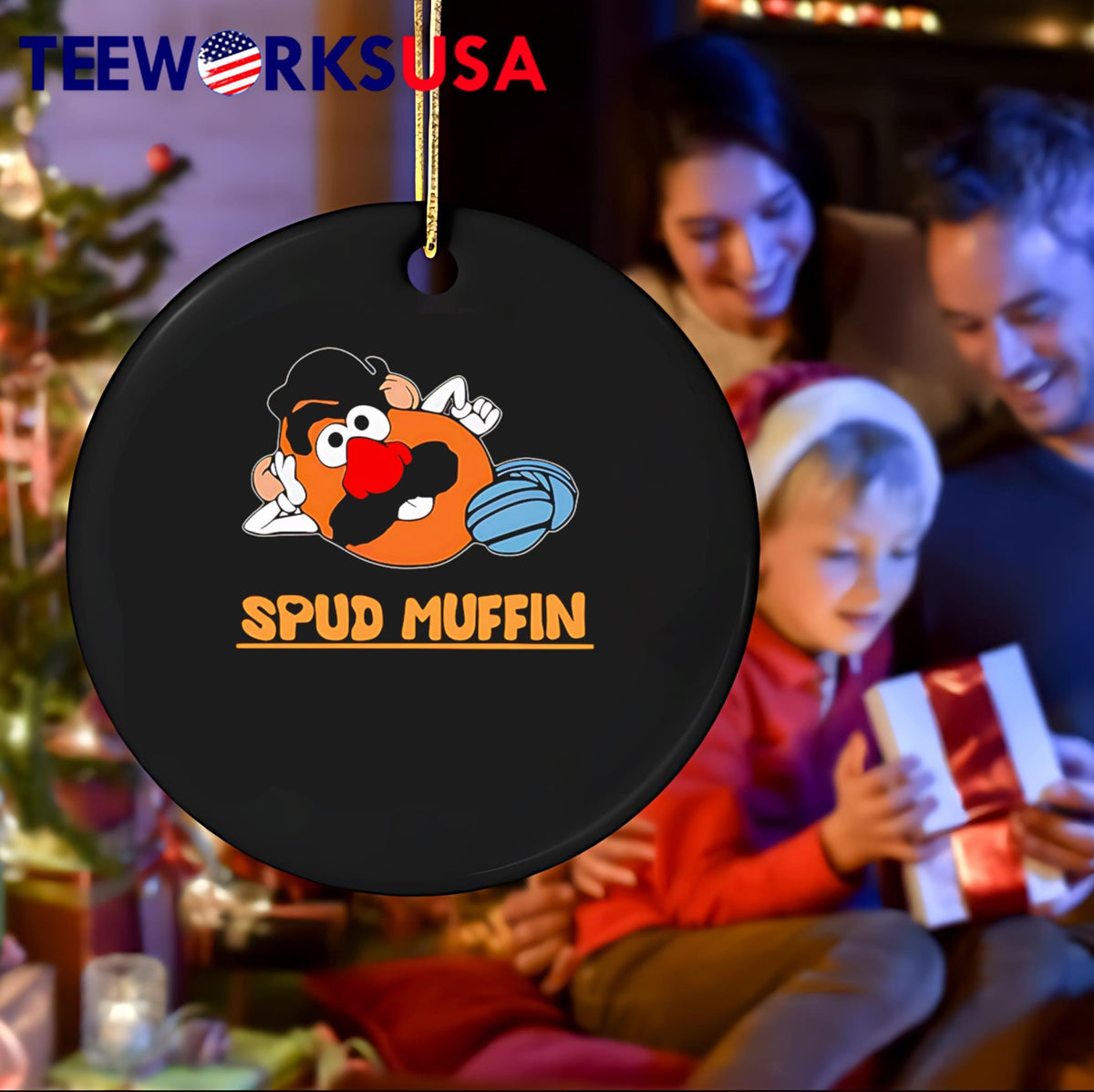 Spud Muffin Mr. Potato Head - Adult & Kids T-Shirts, Sweatshirts & Hoodies apparel design preview 4
