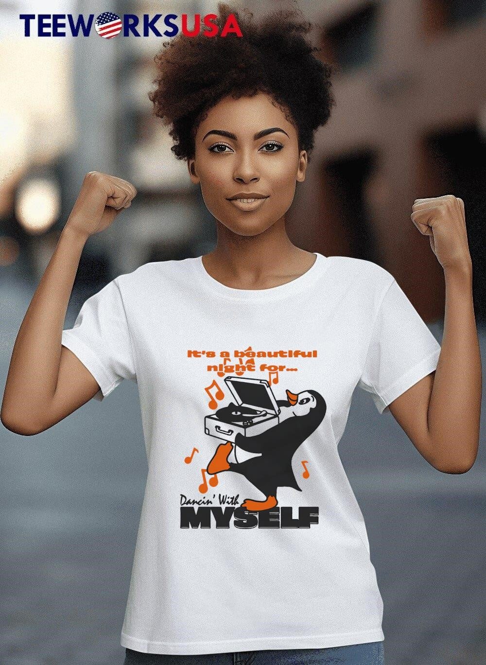 It's A Beautiful Night For Dancin' With Myself - Adult & Kids T-Shirts, Sweatshirts & Hoodies apparel design preview 4