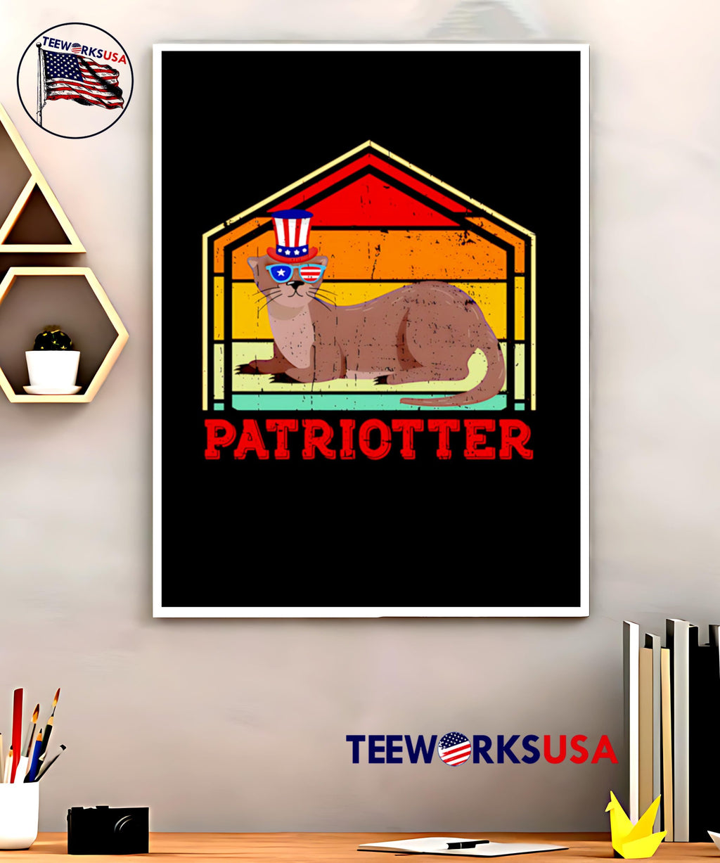 Cat patroitter vintage - Adult & Kids T-Shirts, Sweatshirts & Hoodies apparel design preview 5