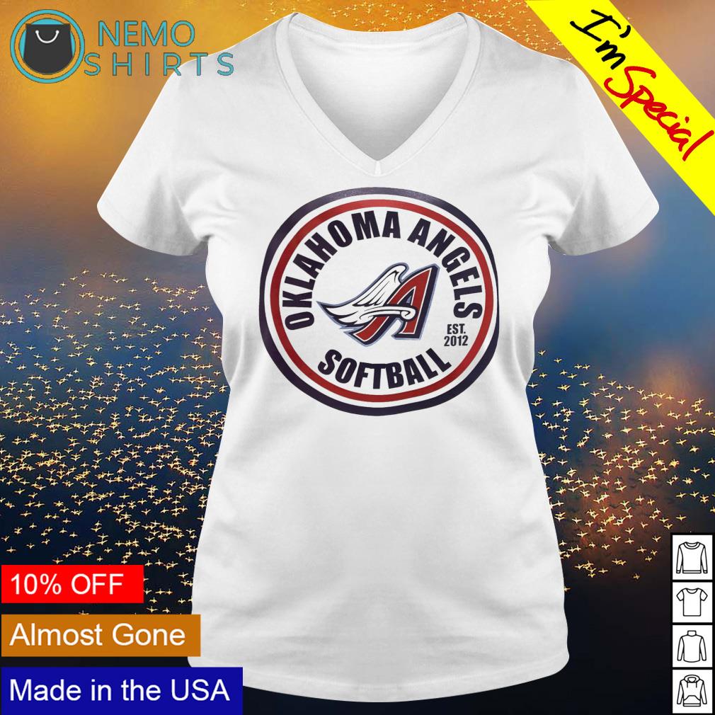 Oklahoma Angels softball est 2012 - Adult & Kids T-Shirts, Sweatshirts & Hoodies apparel design preview 5