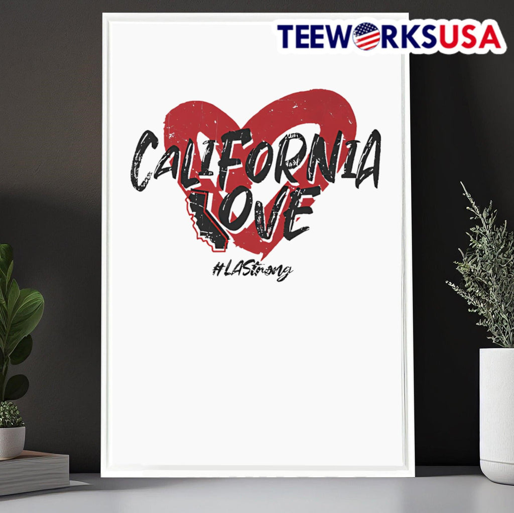 California love heart - Adult & Kids T-Shirts, Sweatshirts & Hoodies apparel design preview 6