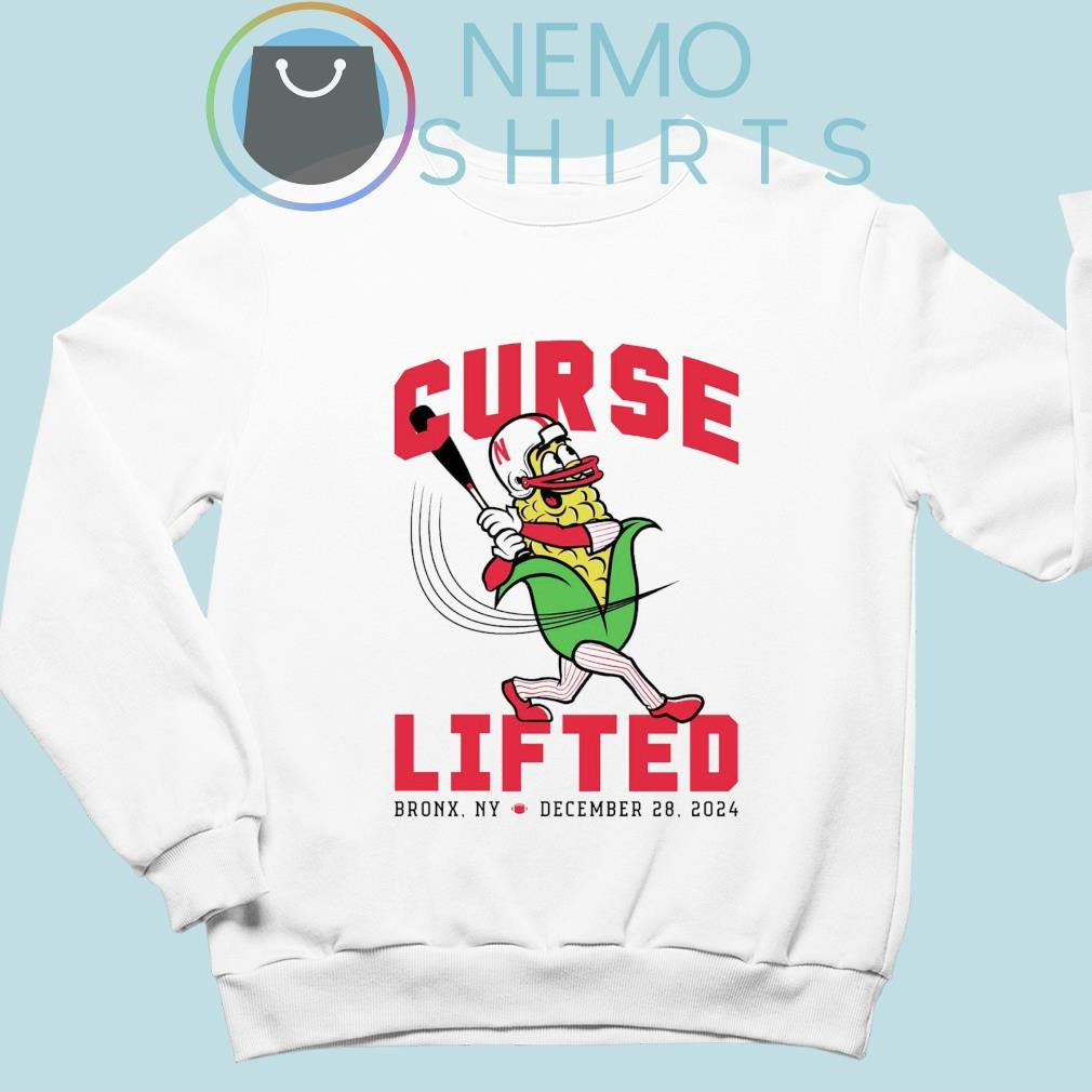 Curse lifted Nebraska Cornhuskers Bronx NY December - Adult & Kids T-Shirts, Sweatshirts & Hoodies apparel design preview 4