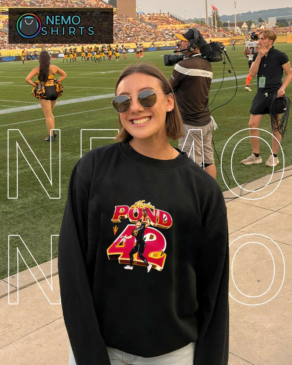 Kaylee Pond number 42 ASU Sun Devil softball graphic - Adult & Kids T-Shirts, Sweatshirts & Hoodies apparel design preview 4